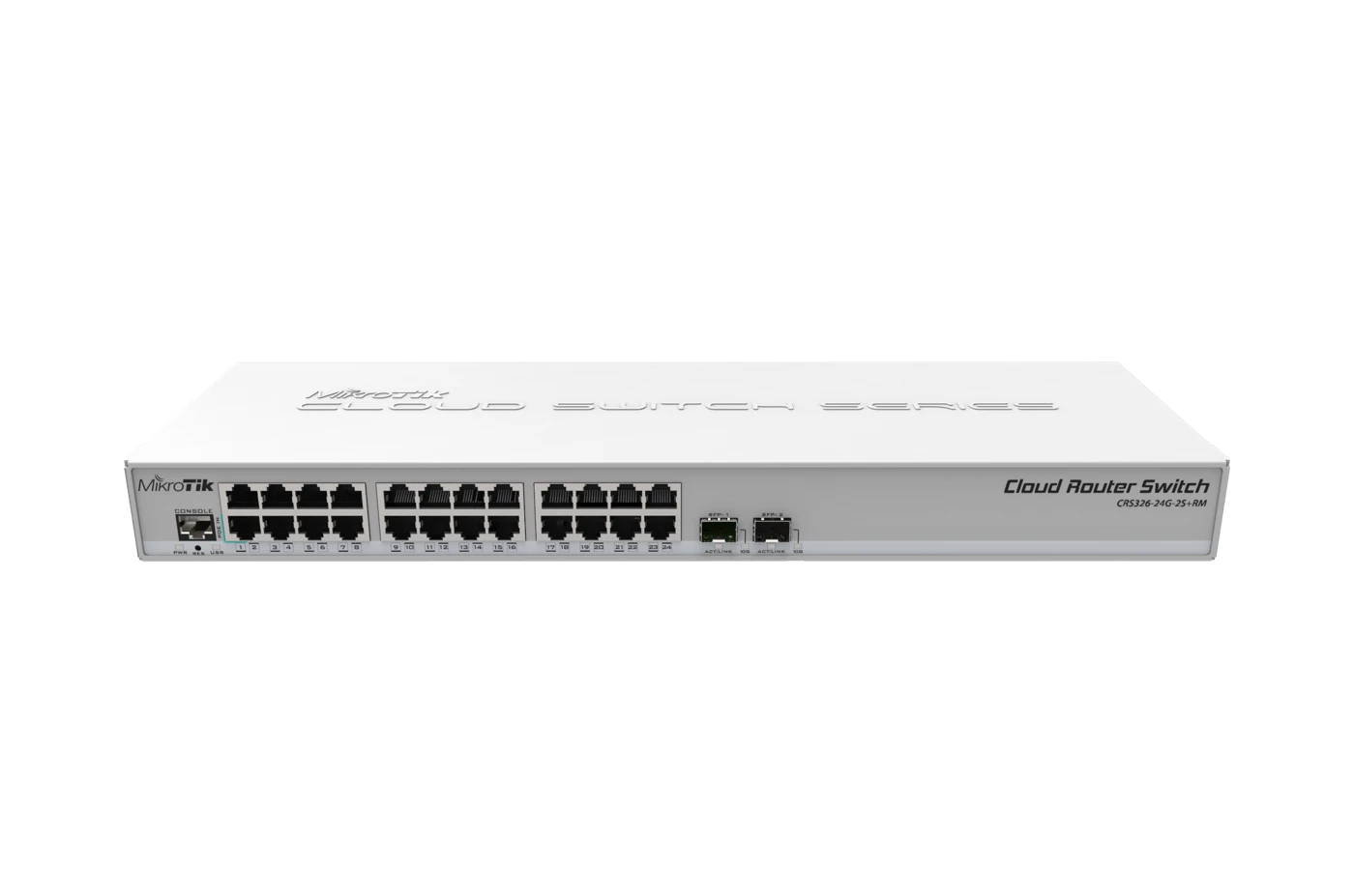 Switch MikroTik για ενσύρματη δικτύωση.
